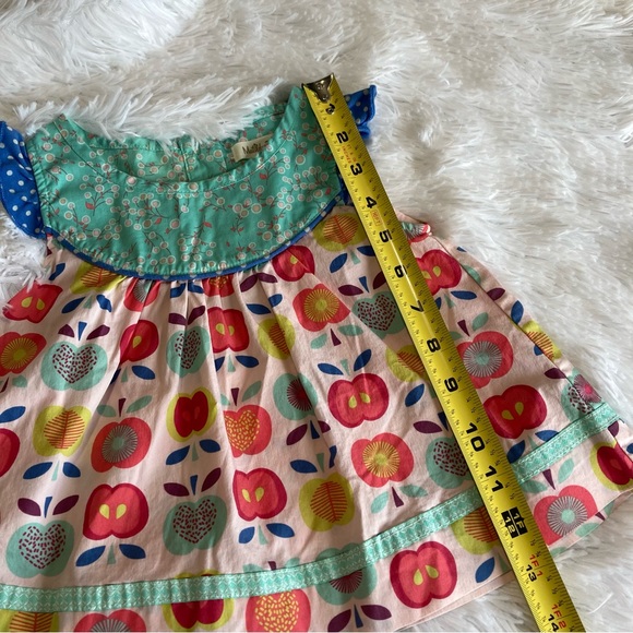 Matilda Jane | Lucia Top “Shabby Apple” with apple designs sz 2 - Picture 3 of 9